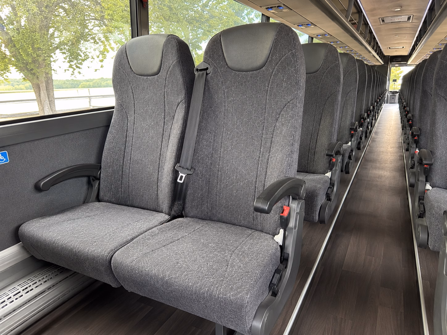 oakland charter bus services inside