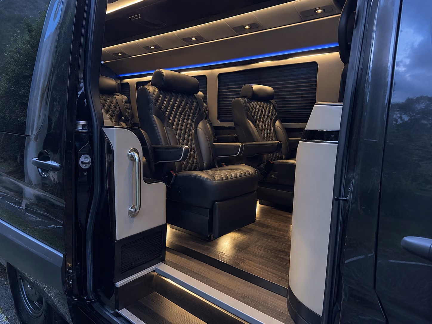 oakland private event transportation onboard seating